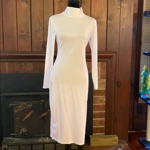 White bodycon dress, lightweight for all year, NEW